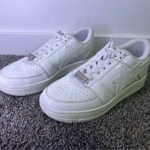 Bapesta Patent White 9.5